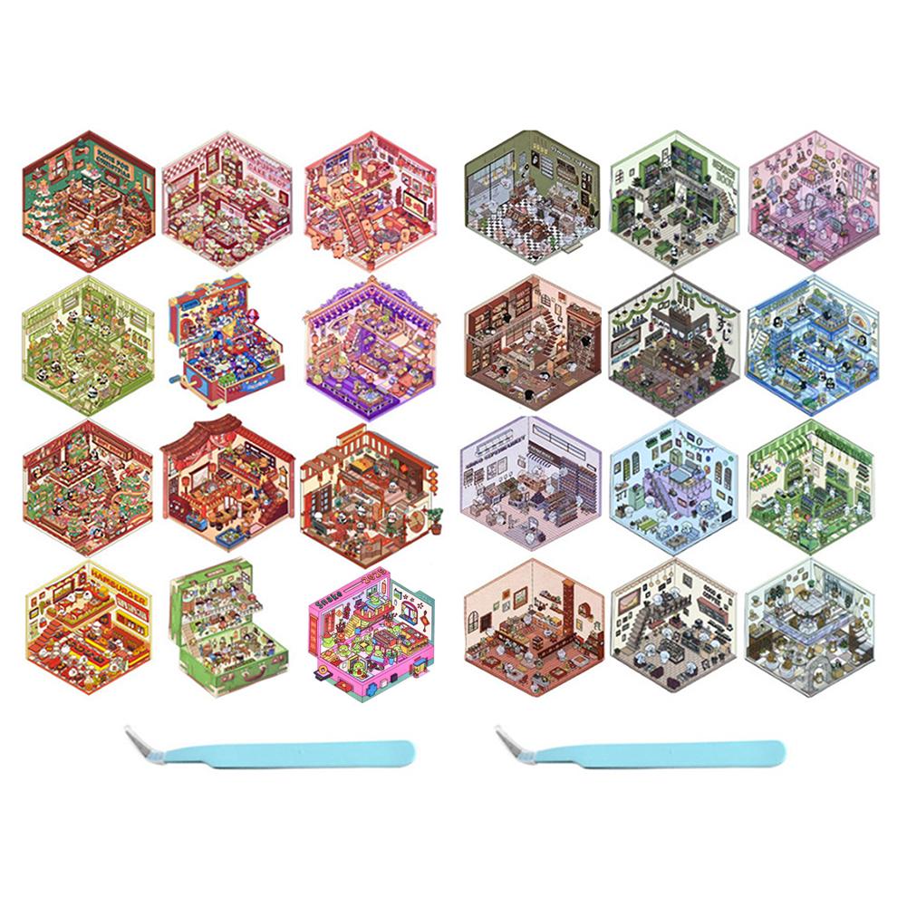 Creative Crafting 19*13cm 3D House Stickers Creative Customization 3D Stickers Kit Cabin Scene Easy Application China Mainland
Creative Crafting 19*13cm 3D House Stickers Creative Customization 3D Stickers Kit Cabin Scene Easy Application China Mainland