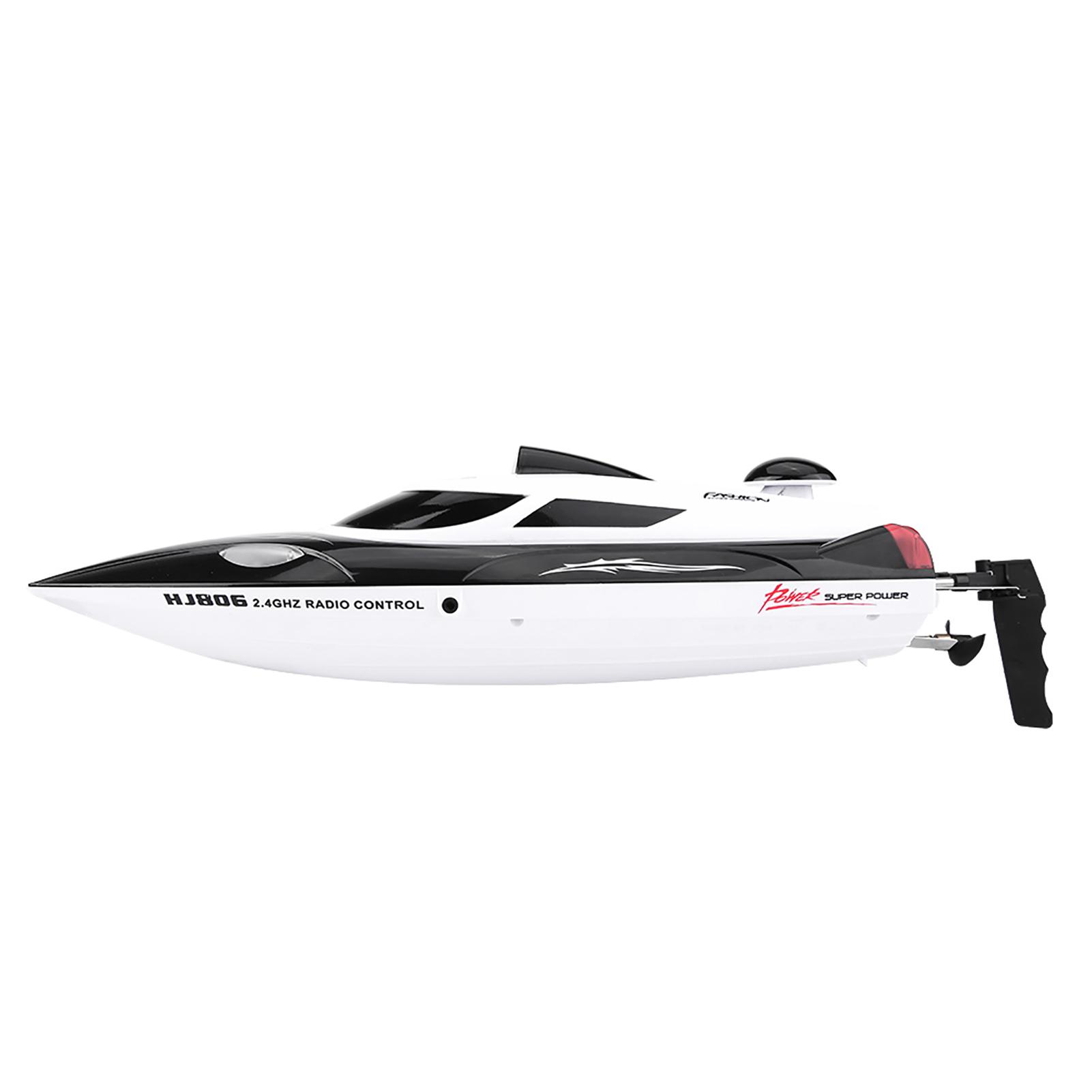 RC 2.4GHz пульт дистанционного управления 4 канала мини гоночная лодка модель лодки детская игрушка транспортное средство корабль (черный) чёрный