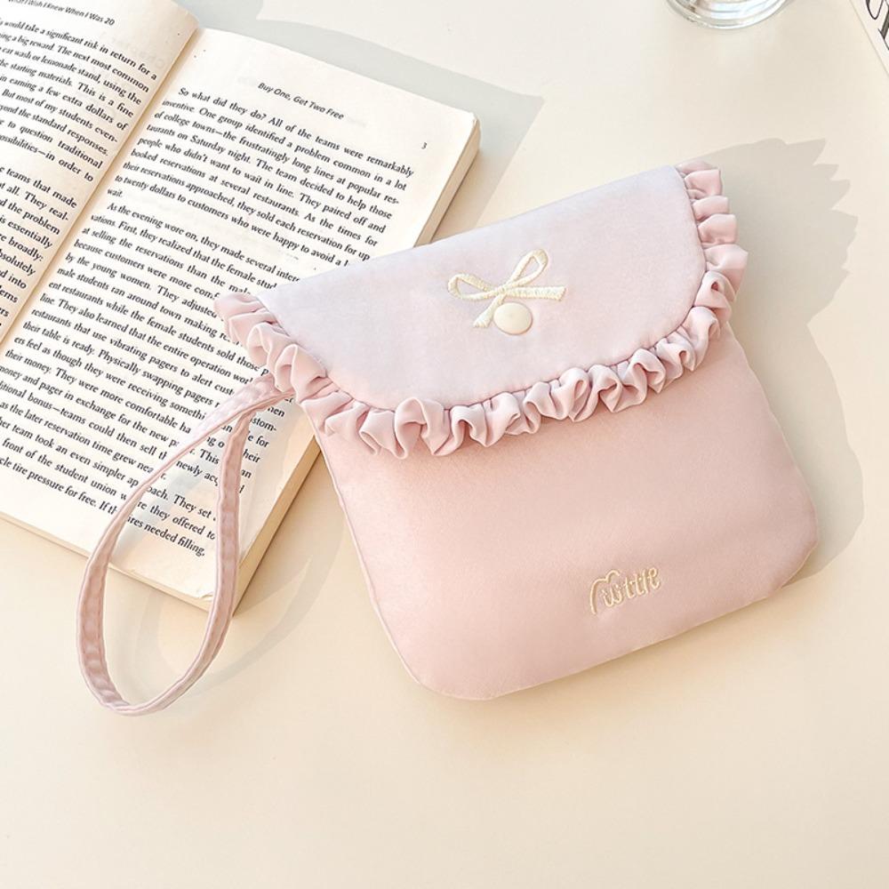 Cute Bow Embroidery Mini Storage Bag Multifunctional Solid Color Sanitary Napkins Bag Mini Handbag Travel світло-фіолетового кольору
Cute Bow Embroidery Mini Storage Bag Multifunctional Solid Color Sanitary Napkins Bag Mini Handbag Travel світло-фіолетового кольору
