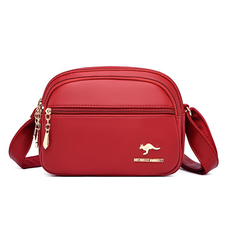 High Quality Soft Leather Purse Fashi Women Shoulder Messenger Bag Multi-pocket Wear-resistant Bag Luxury Ladies Handbag Sac красный
High Quality Soft Leather Purse Fashi Women Shoulder Messenger Bag Multi-pocket Wear-resistant Bag Luxury Ladies Handbag Sac красный