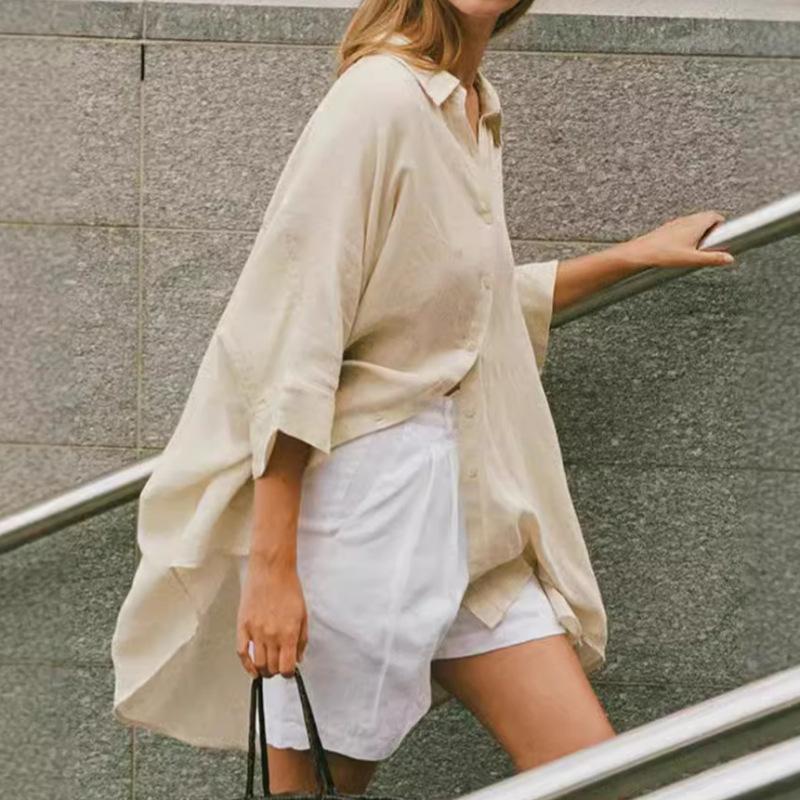 Tooxika Новые повседневные свободные женские топы больших размеров, нестандартные рубашки средней длины из хлопка и льна XXXL
Tooxika Новые повседневные свободные женские топы больших размеров, нестандартные рубашки средней длины из хлопка и льна XXXL