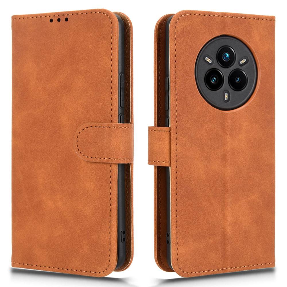 For Realme 14 Pro 5G Leather Case Skin Feel Anti Drop Wallet Flip Phone Cover Brown
For Realme 14 Pro 5G Leather Case Skin Feel Anti Drop Wallet Flip Phone Cover Brown