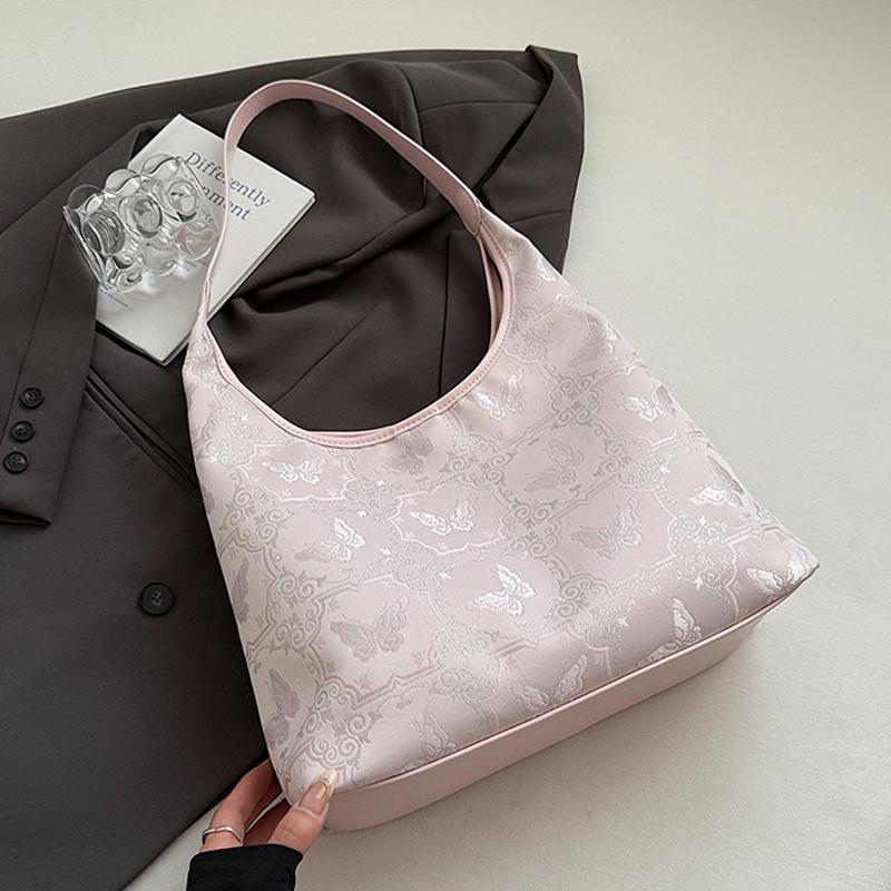 New Chinese Style Shoulder Bag Butterfly Embroidered Simple Versatile Large Capacity Tote Bag Commuter Bucket Handbags (30cm<Max Length<50cm)
New Chinese Style Shoulder Bag Butterfly Embroidered Simple Versatile Large Capacity Tote Bag Commuter Bucket Handbags (30cm<Max Length<50cm)