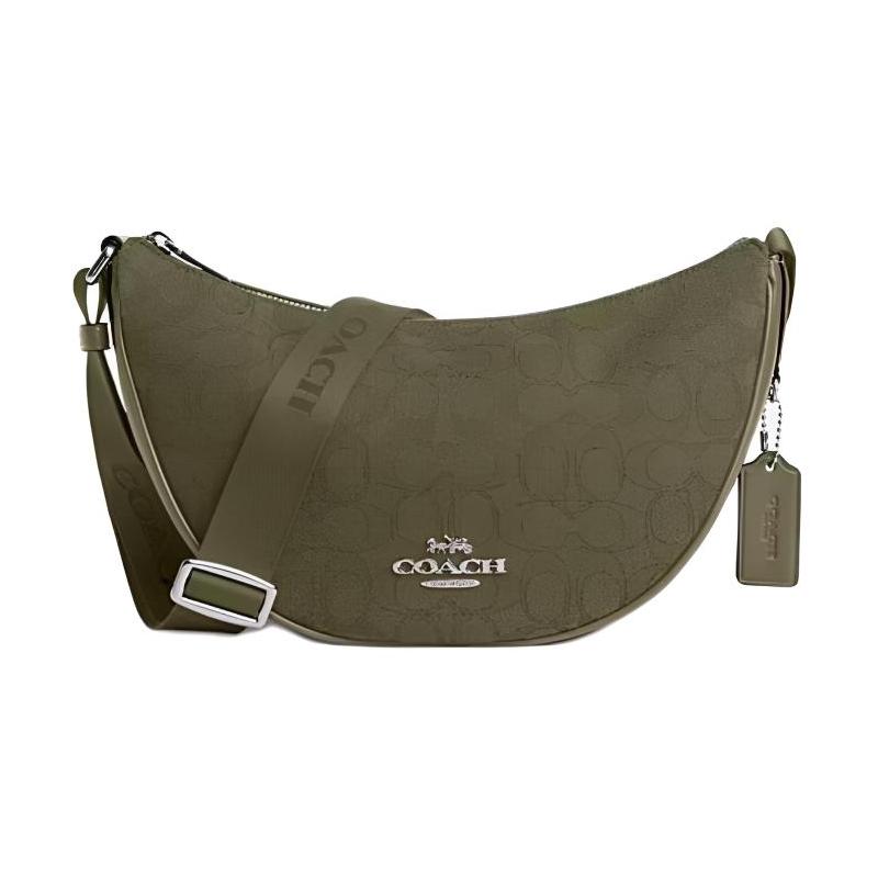 COACH PACE 29 Brand Logo Adjustable Shoulder Strap Fabric and Fine Cowhide Crossbody Shoulder Bag Large Women s Olive Green зелений
COACH PACE 29 Brand Logo Adjustable Shoulder Strap Fabric and Fine Cowhide Crossbody Shoulder Bag Large Women s Olive Green зелений