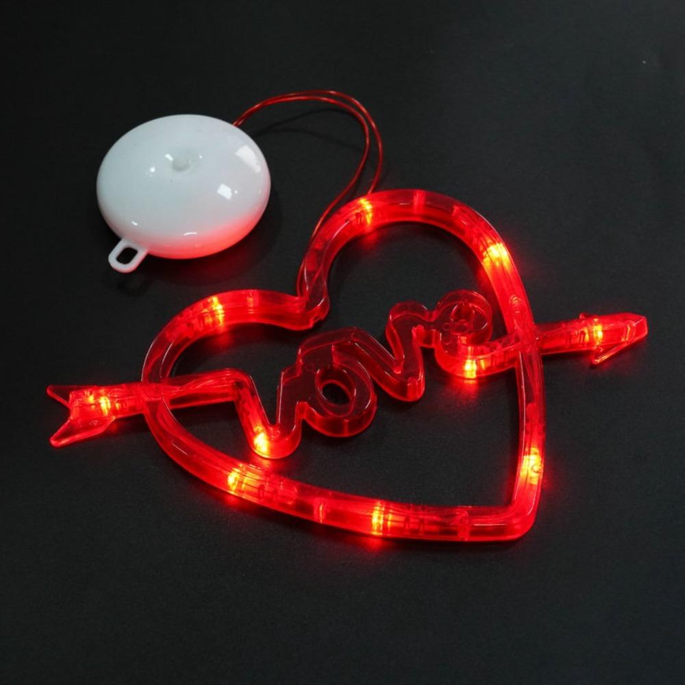 Heart Shaped Window Led Light with Timer Plastic Hanging Led Lamp Battery Powered Love Sucker Lamp
Heart Shaped Window Led Light with Timer Plastic Hanging Led Lamp Battery Powered Love Sucker Lamp