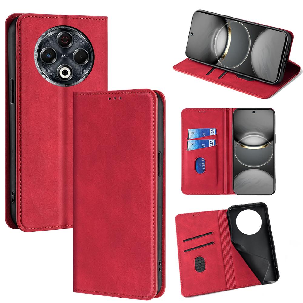 Для TECNO Spark 30 4G Чохол-гаманець зі штучної шкіри з магнітною застібкою Red
Для TECNO Spark 30 4G Чохол-гаманець зі штучної шкіри з магнітною застібкою Red