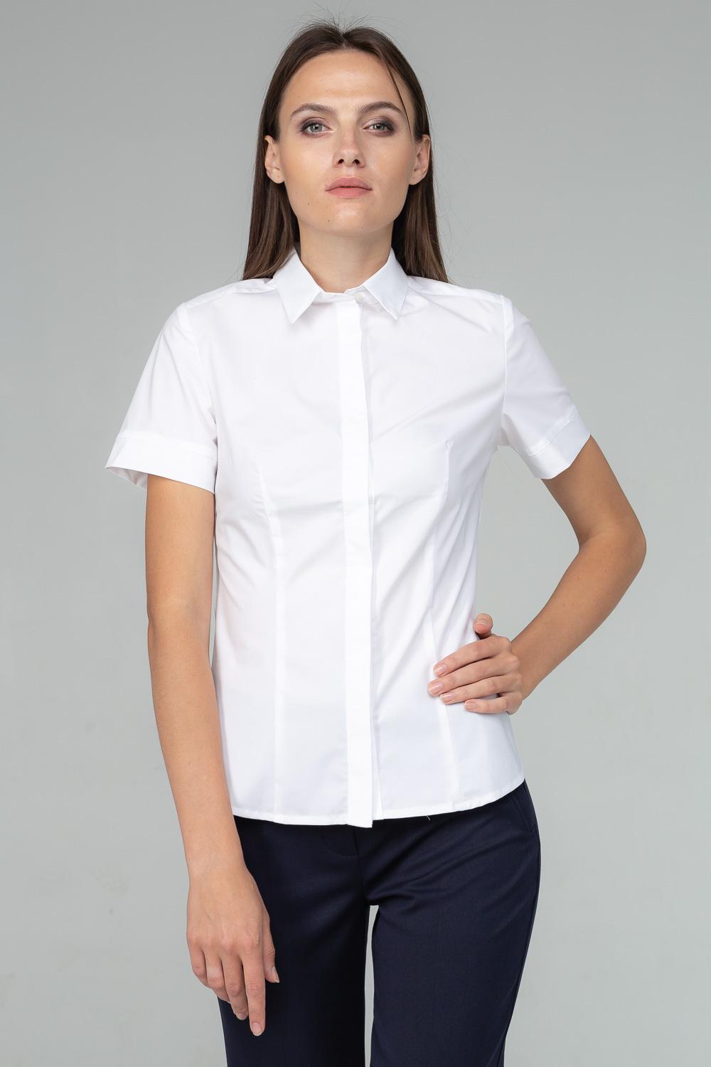 Класична сорочка з коротким рукавом потайна планка 42 білий
Класична сорочка з коротким рукавом потайна планка 42 білий