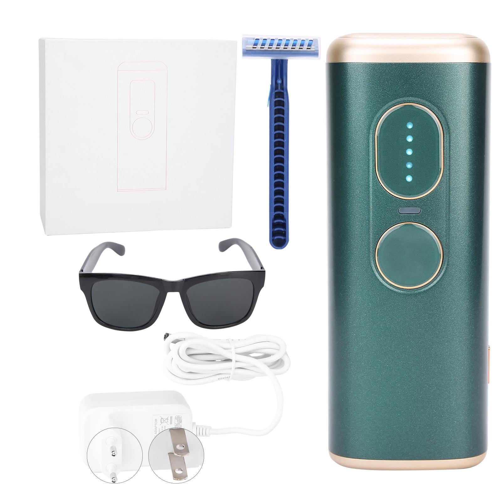 IPL Hair Removal Permanent Painless Hair Removing System Epilator for Whole Body 110‑240V Dark Green
IPL Hair Removal Permanent Painless Hair Removing System Epilator for Whole Body 110‑240V Dark Green
