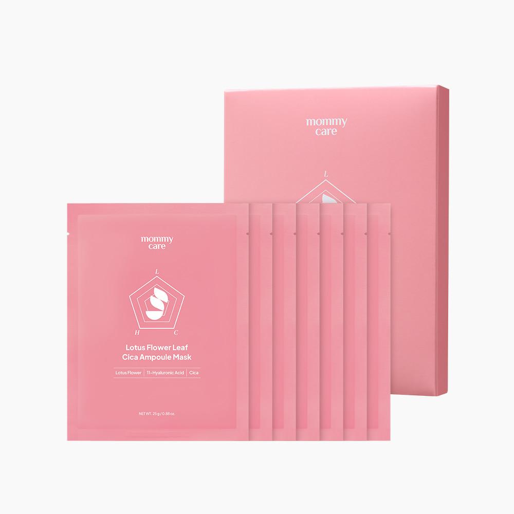 MOMMY CARE Lotus Leaf Cica Ampoule Mask Pack (5pcs)
MOMMY CARE Lotus Leaf Cica Ampoule Mask Pack (5pcs)