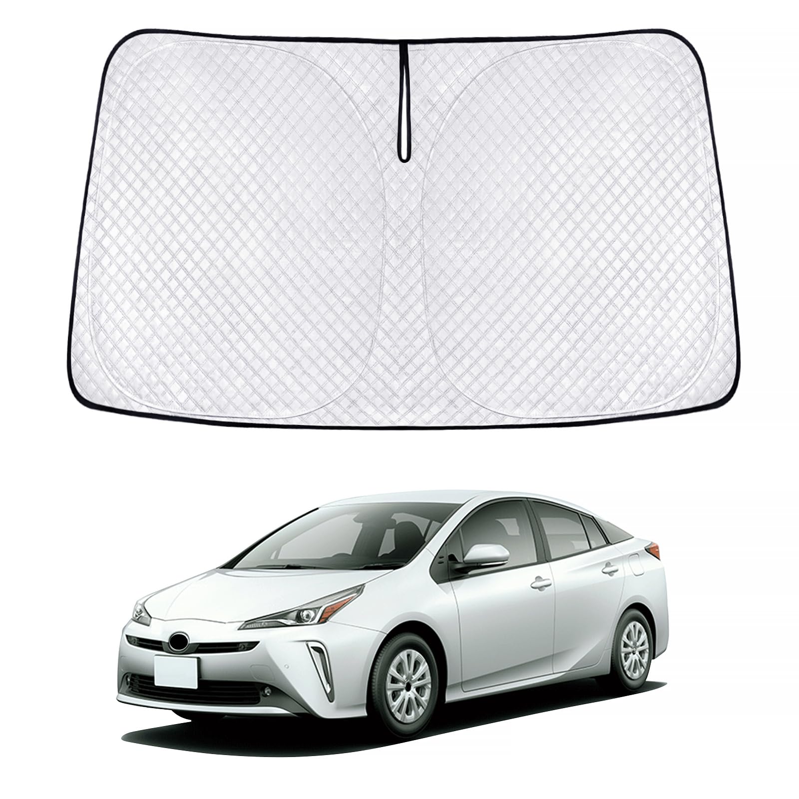 Новый Prius 50-й серии, совместимый с PRIUS, Защита от солнца на лобовое стекло автомобиля, УФ-защита, Конфиденциальность в автомобиле, Индивидуальная деталь, Солнцезащитный козырек, Автомобили ZVW50/51/55, Солнцезащитный козырек, Защита, Шторка,