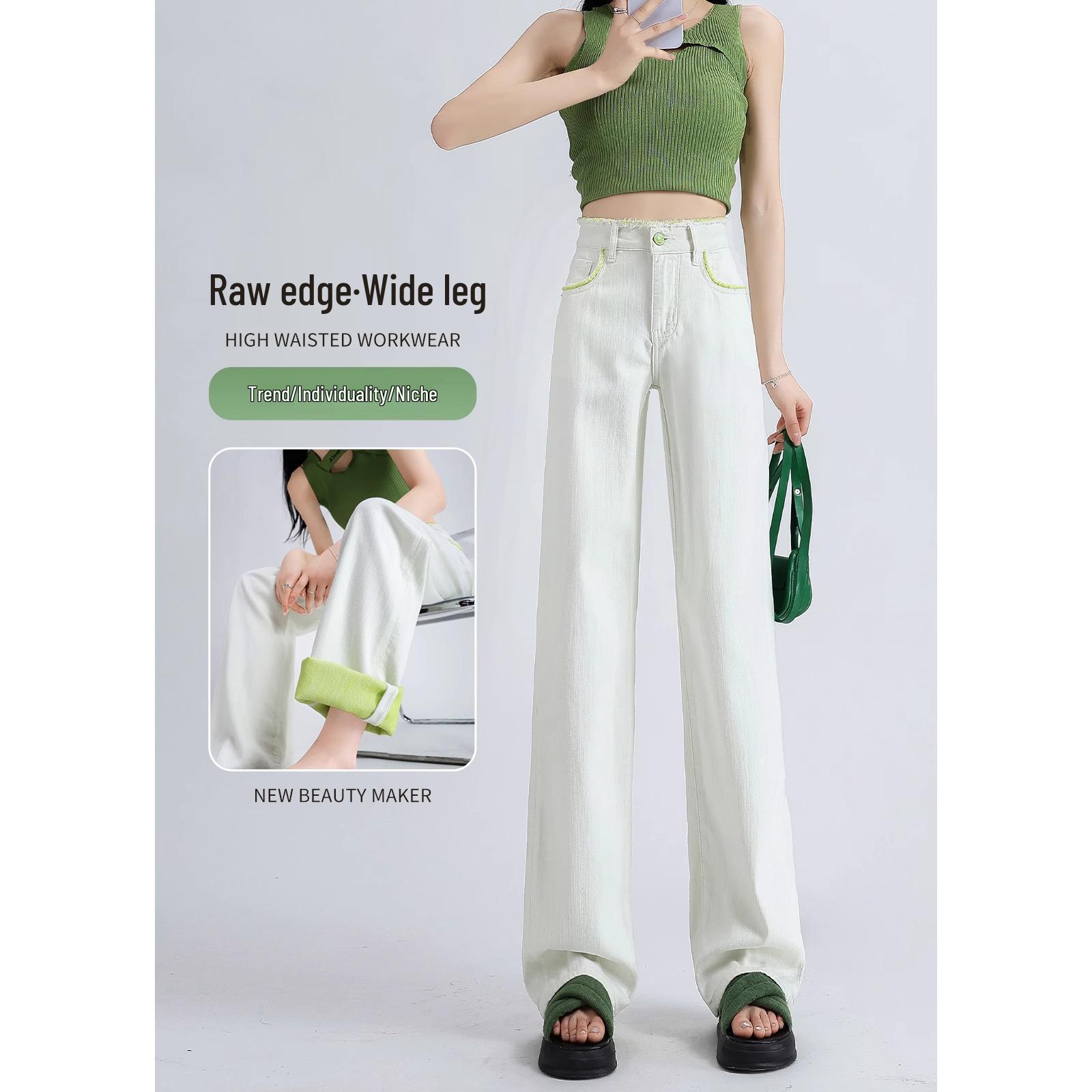 Women s Summer 2025 High-Waisted Light Denim Wide-Leg Pants 26 (Suitable for 80-95 lbs)
Women s Summer 2025 High-Waisted Light Denim Wide-Leg Pants 26 (Suitable for 80-95 lbs)