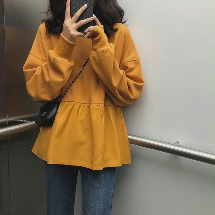 Korean Style Loose Fit Women s Slimming Casual Solid Color Sweatshirt - Autumn 2024 Large білий
Korean Style Loose Fit Women s Slimming Casual Solid Color Sweatshirt - Autumn 2024 Large білий