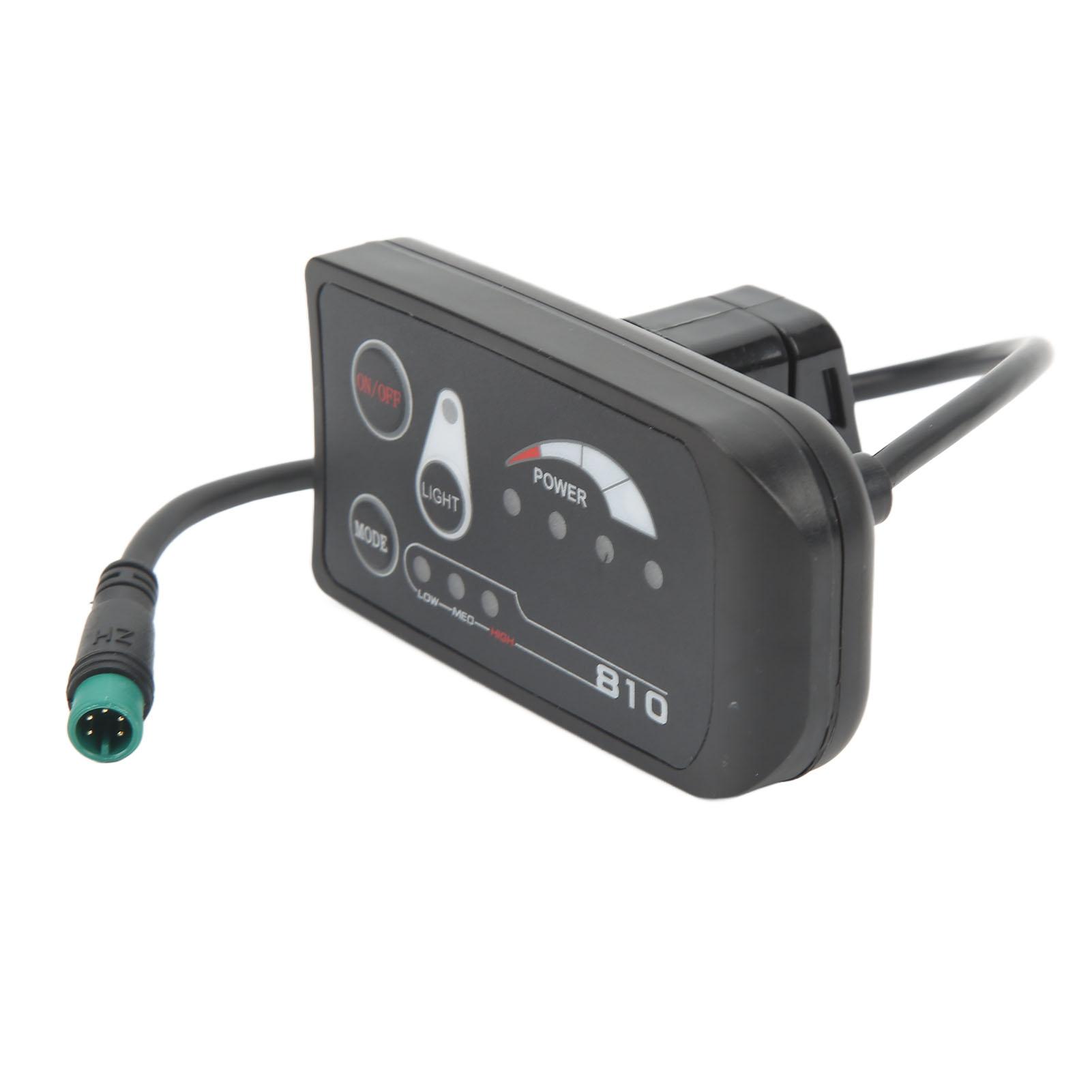 Electric Bike LED Display Meter Electric Scooter LED Display Panel with 8102 Waterproof 5P Connector 48V
Electric Bike LED Display Meter Electric Scooter LED Display Panel with 8102 Waterproof 5P Connector 48V