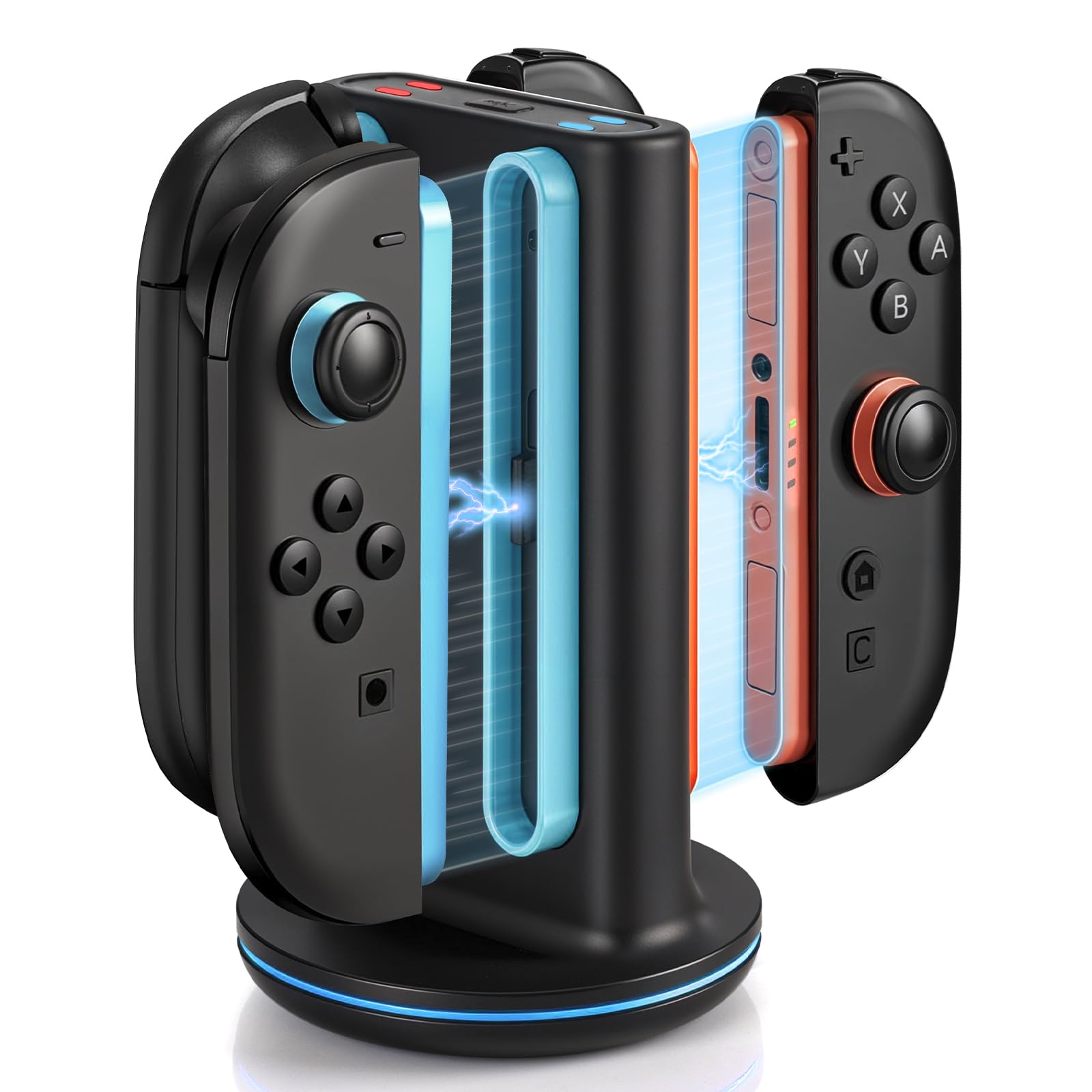 Dock Charging Supports 4 Devices Equipped with RGB Fast Switch2 Charging Switch2 Peripherals L QECTED Joy-Con2 Stand, Simultaneously, Lights, чёрный
Dock Charging Supports 4 Devices Equipped with RGB Fast Switch2 Charging Switch2 Peripherals L QECTED Joy-Con2 Stand, Simultaneously, Lights, чёрный
