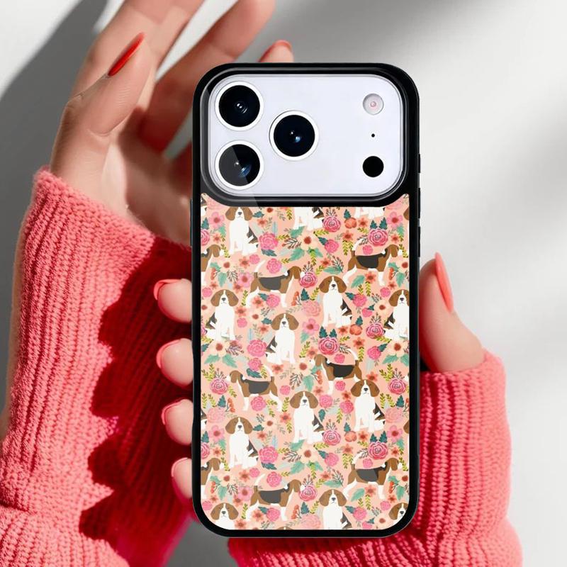 Beagle Floral Dog Phone Case for iPhone 17 16 15 14 13 Pro Max Back Cover for 12 11 Pro Coque iPhone17 Pro Max
Beagle Floral Dog Phone Case for iPhone 17 16 15 14 13 Pro Max Back Cover for 12 11 Pro Coque iPhone17 Pro Max