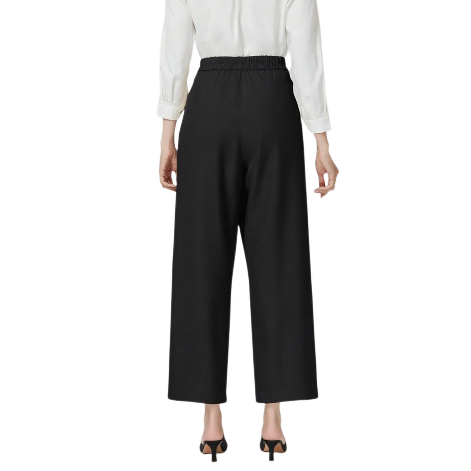 Женские брюки-палаццо с высокой посадкой, рабочие брюки с карманом, деловые повседневные наряды XXL чёрный
Женские брюки-палаццо с высокой посадкой, рабочие брюки с карманом, деловые повседневные наряды XXL чёрный