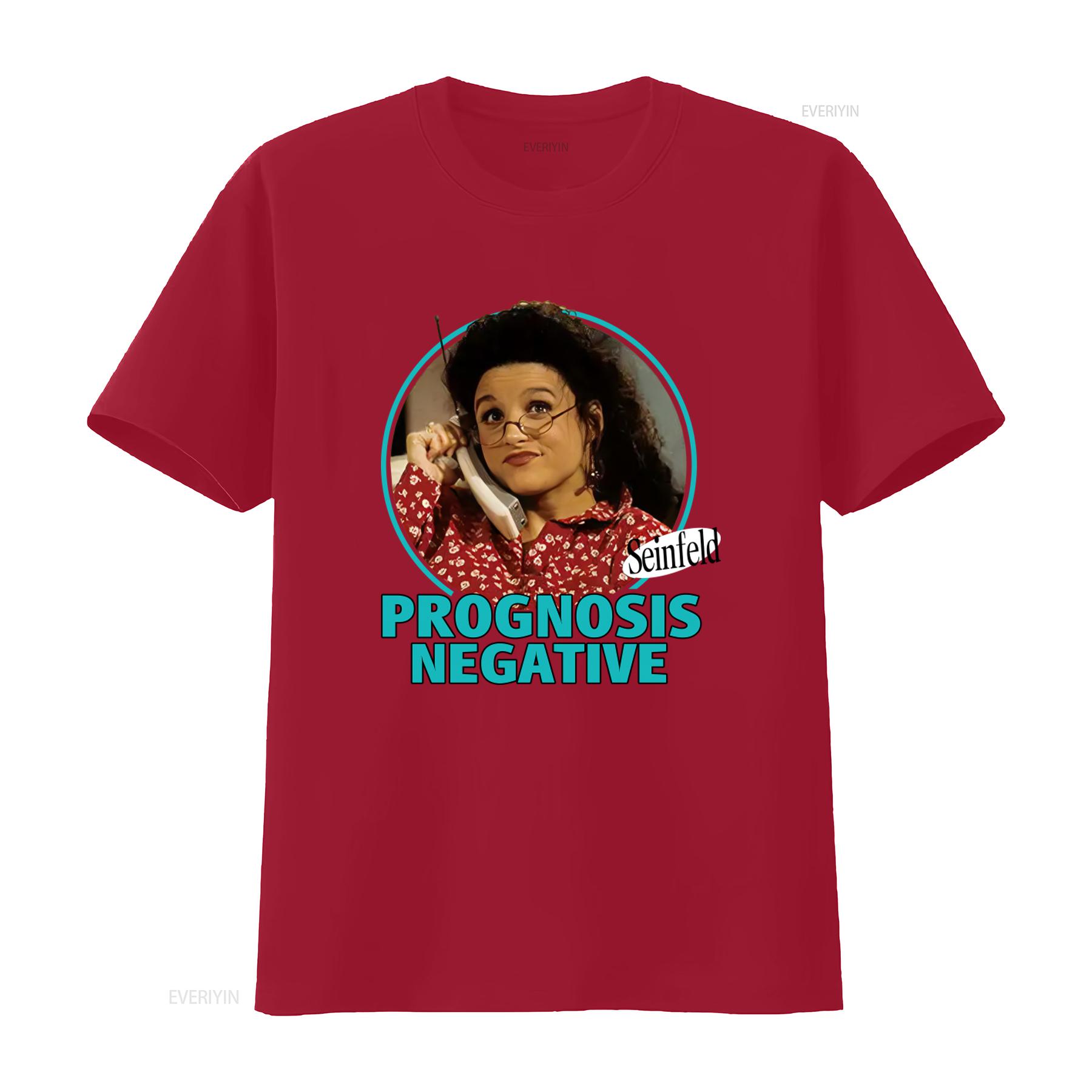Seinfeld Elaine Prognosis Negative Mens Regular Fit T Shirt vintage Washed Stretched homme Unisex Slightly Soft S
Seinfeld Elaine Prognosis Negative Mens Regular Fit T Shirt vintage Washed Stretched homme Unisex Slightly Soft S