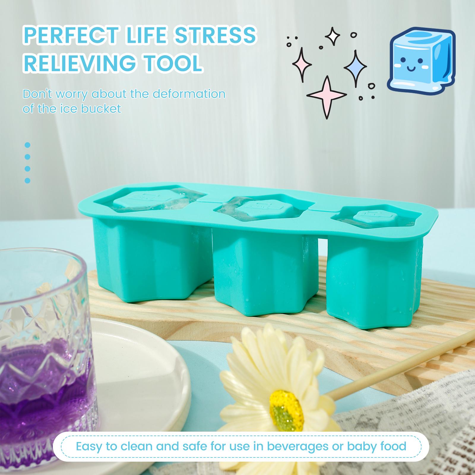 2 Pcs Ice Cube Tray for 30/40oz Cup Silicone Ice Cube Molds to Make 3 Hollow Cylinder Ice Cube Easy Release Ice Maker Mold чёрный
2 Pcs Ice Cube Tray for 30/40oz Cup Silicone Ice Cube Molds to Make 3 Hollow Cylinder Ice Cube Easy Release Ice Maker Mold чёрный