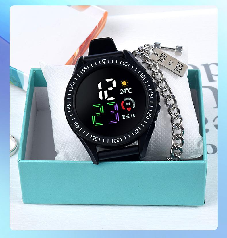 Trendy Unisex Creativity Men Women LED Watch Color Screen New Style Electronic Watch Students GT03 Round Sports
Trendy Unisex Creativity Men Women LED Watch Color Screen New Style Electronic Watch Students GT03 Round Sports