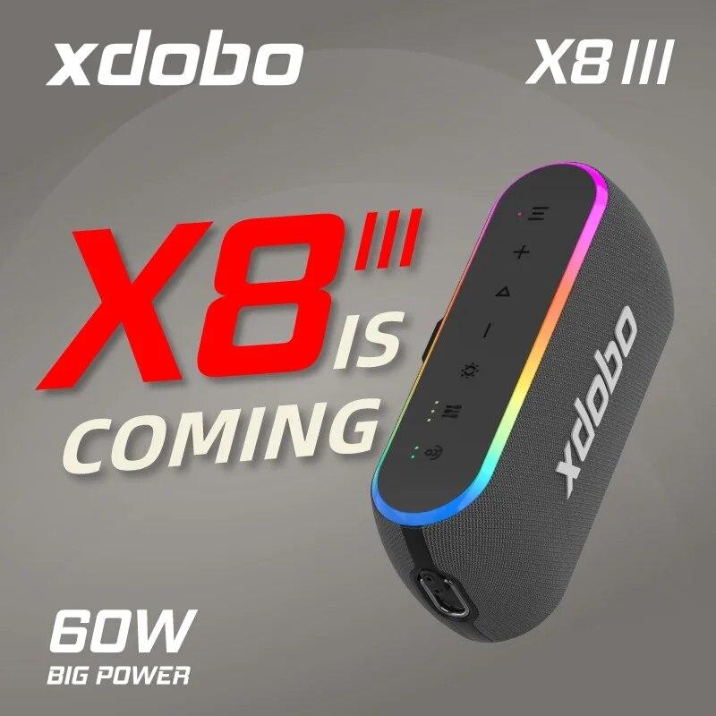 XDOBO X8 III Портативный Bluetooth-динамик 60 Вт Беспроводной Bluetooth-динамик BT5.3 Power Bank EQ TWS Сабвуфер Уличный динамик для путешествий
XDOBO X8 III Портативный Bluetooth-динамик 60 Вт Беспроводной Bluetooth-динамик BT5.3 Power Bank EQ TWS Сабвуфер Уличный динамик для путешествий