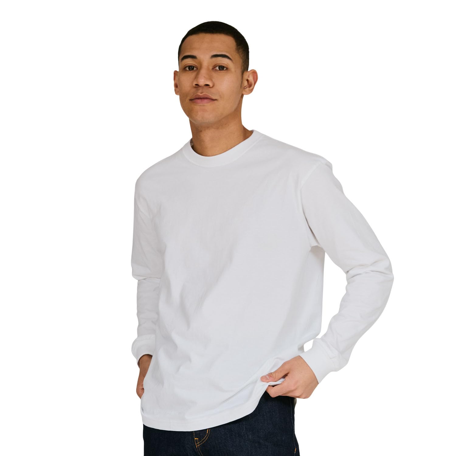 Hanes Long Sleeve Round Thick Solid Size L Beefy-T T-Shirt, 100% Cotton, Neck, Tagless, Fabric, Color, Men s White, (H5186) белый
Hanes Long Sleeve Round Thick Solid Size L Beefy-T T-Shirt, 100% Cotton, Neck, Tagless, Fabric, Color, Men s White, (H5186) белый