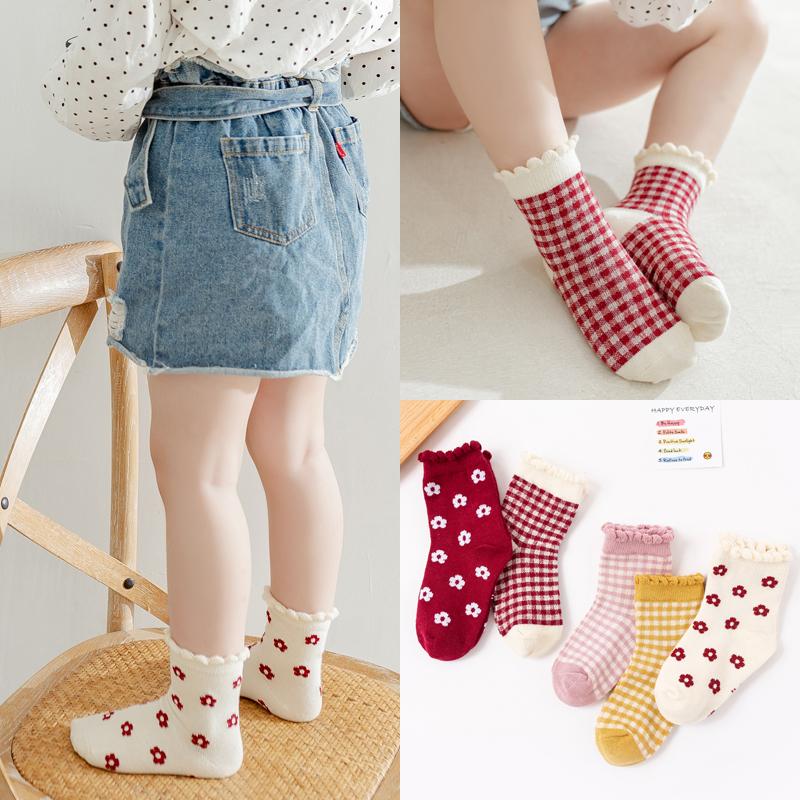 5 Pairs/Lot Socks Girl Pure Cotton Spring and Autumn Children s Mid Cap Girl Baby Princess Ladies Socks 2-6 Years 3-5Years
5 Pairs/Lot Socks Girl Pure Cotton Spring and Autumn Children s Mid Cap Girl Baby Princess Ladies Socks 2-6 Years 3-5Years