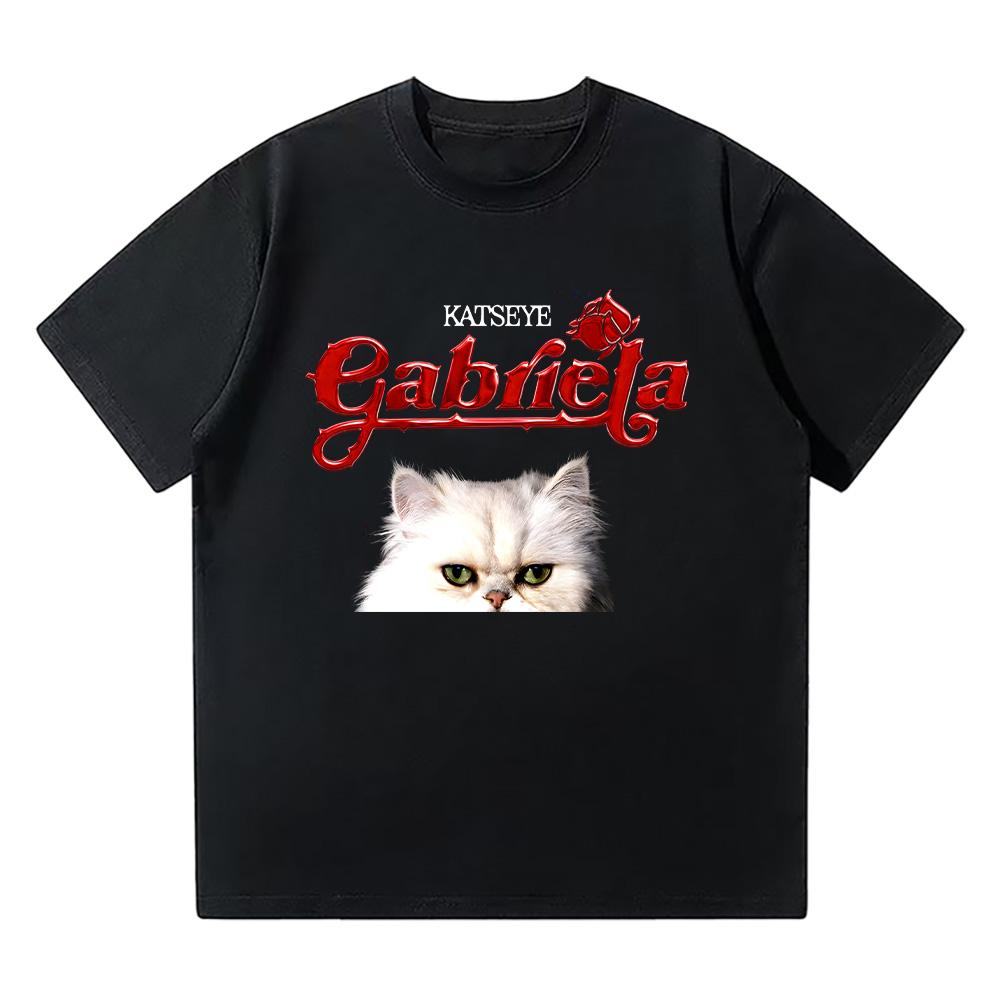 Katseye Gabriela 2025 New T Shirt Hip Hop T-shirts Short Sleeve Cotton Tshirt Women Men Streetwear High Quality Comfortable Tees XS чёрный
Katseye Gabriela 2025 New T Shirt Hip Hop T-shirts Short Sleeve Cotton Tshirt Women Men Streetwear High Quality Comfortable Tees XS чёрный
