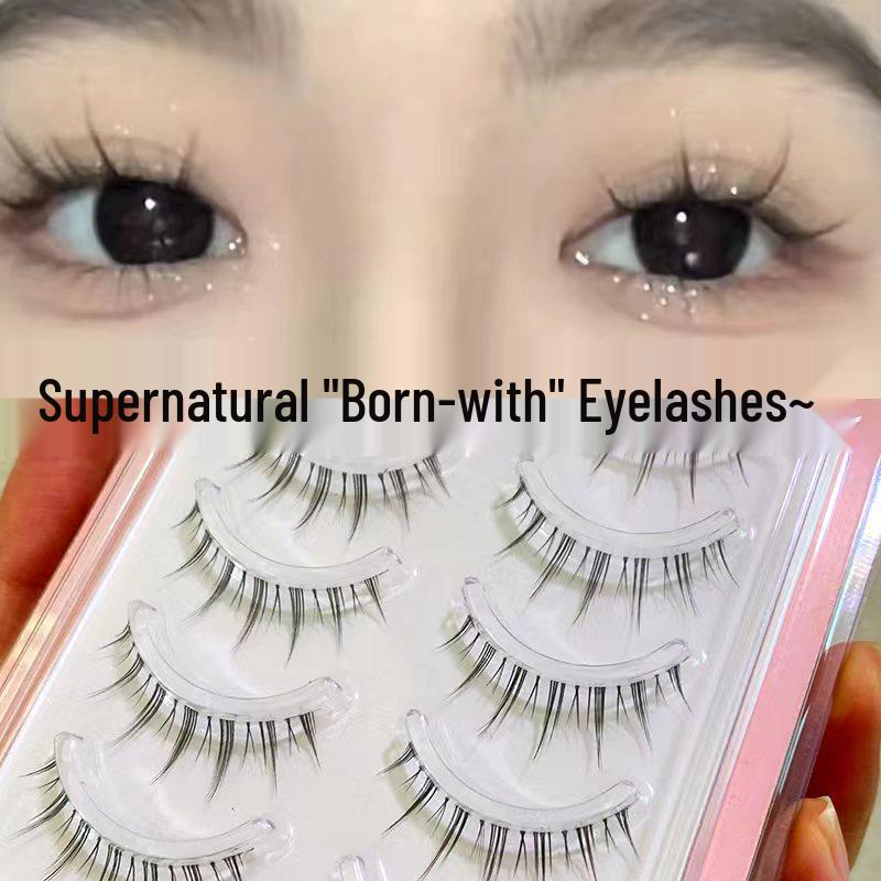 Mengjie Shangpin Natural Style False Eyelashes - Airy, Transparent Band, Little Devil, Messy Clustered Full Strip
Mengjie Shangpin Natural Style False Eyelashes - Airy, Transparent Band, Little Devil, Messy Clustered Full Strip