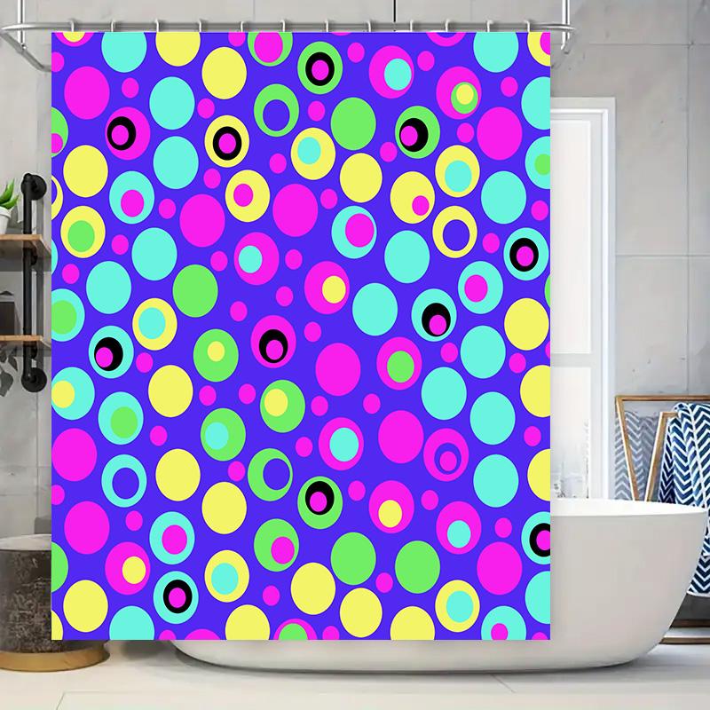 Brightly Colored Dots Shower Curtain Modern Geometric Pattern Bathroom Decor Set W60H190(CM)-1 Pcs
Brightly Colored Dots Shower Curtain Modern Geometric Pattern Bathroom Decor Set W60H190(CM)-1 Pcs