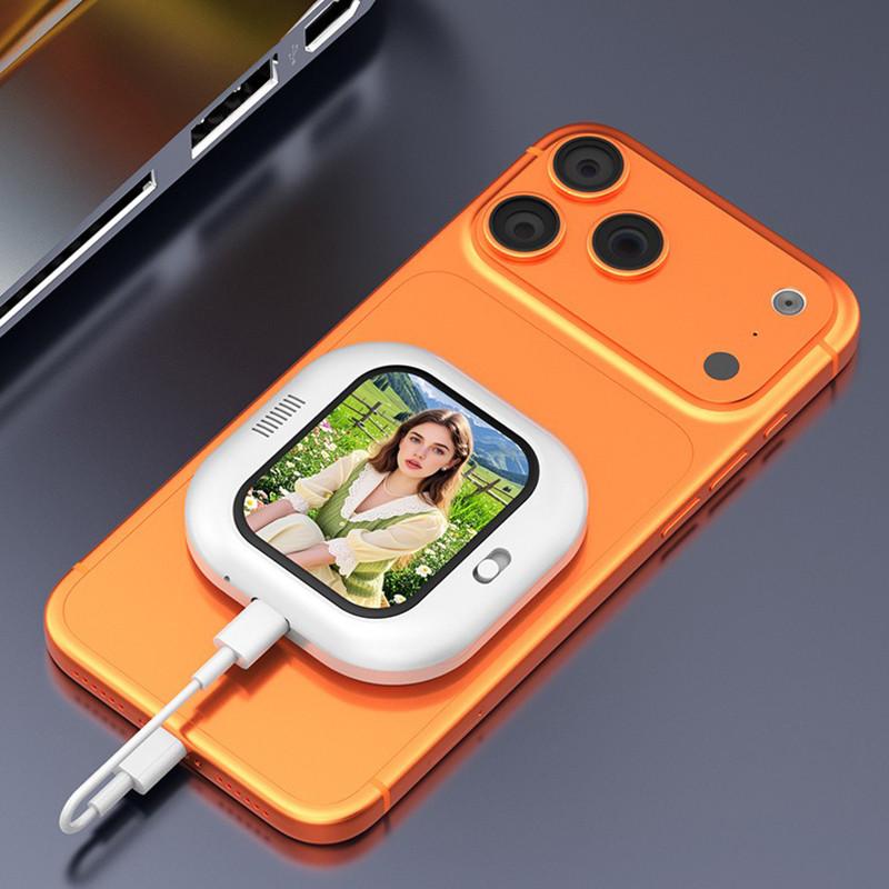 Wired Vlog Selfie Monitor Screen Magnetic Phone HD Back Camera Monitor Vlog Live Stream for iPhone & Android білий
Wired Vlog Selfie Monitor Screen Magnetic Phone HD Back Camera Monitor Vlog Live Stream for iPhone & Android білий