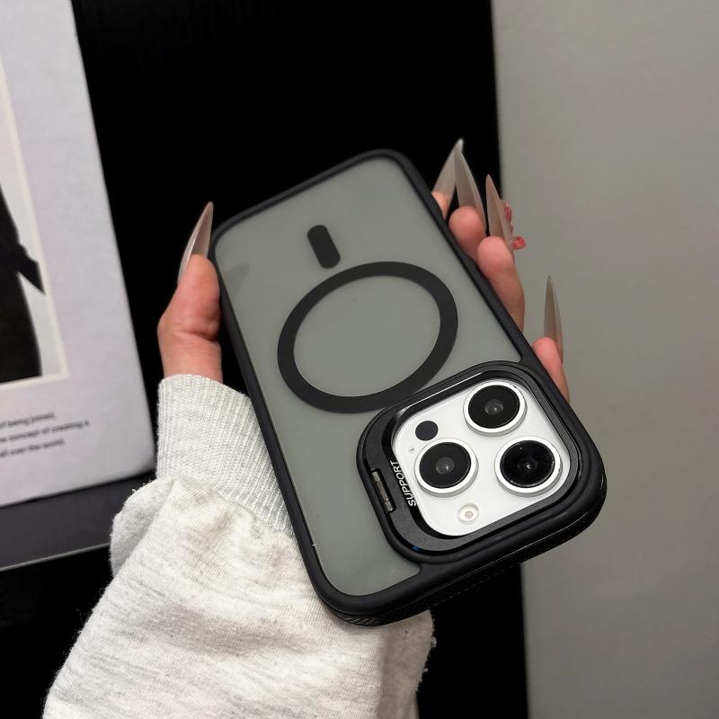 Luxury Magnetic Transparent Lens Protector Holder Case For iPhone 16 15 14 Plus 13 12 11 Pro Max Magsafe Wireless Charge Cover iPhone 15 Pro Max чорний
Luxury Magnetic Transparent Lens Protector Holder Case For iPhone 16 15 14 Plus 13 12 11 Pro Max Magsafe Wireless Charge Cover iPhone 15 Pro Max чорний