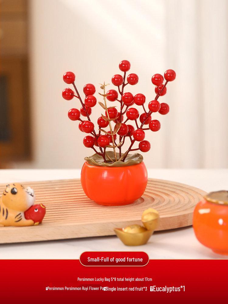 2025 Housewarming Gift Set: New Home Ceremony Supplies & Living Room Kaki Ruyi Ornament
2025 Housewarming Gift Set: New Home Ceremony Supplies & Living Room Kaki Ruyi Ornament
