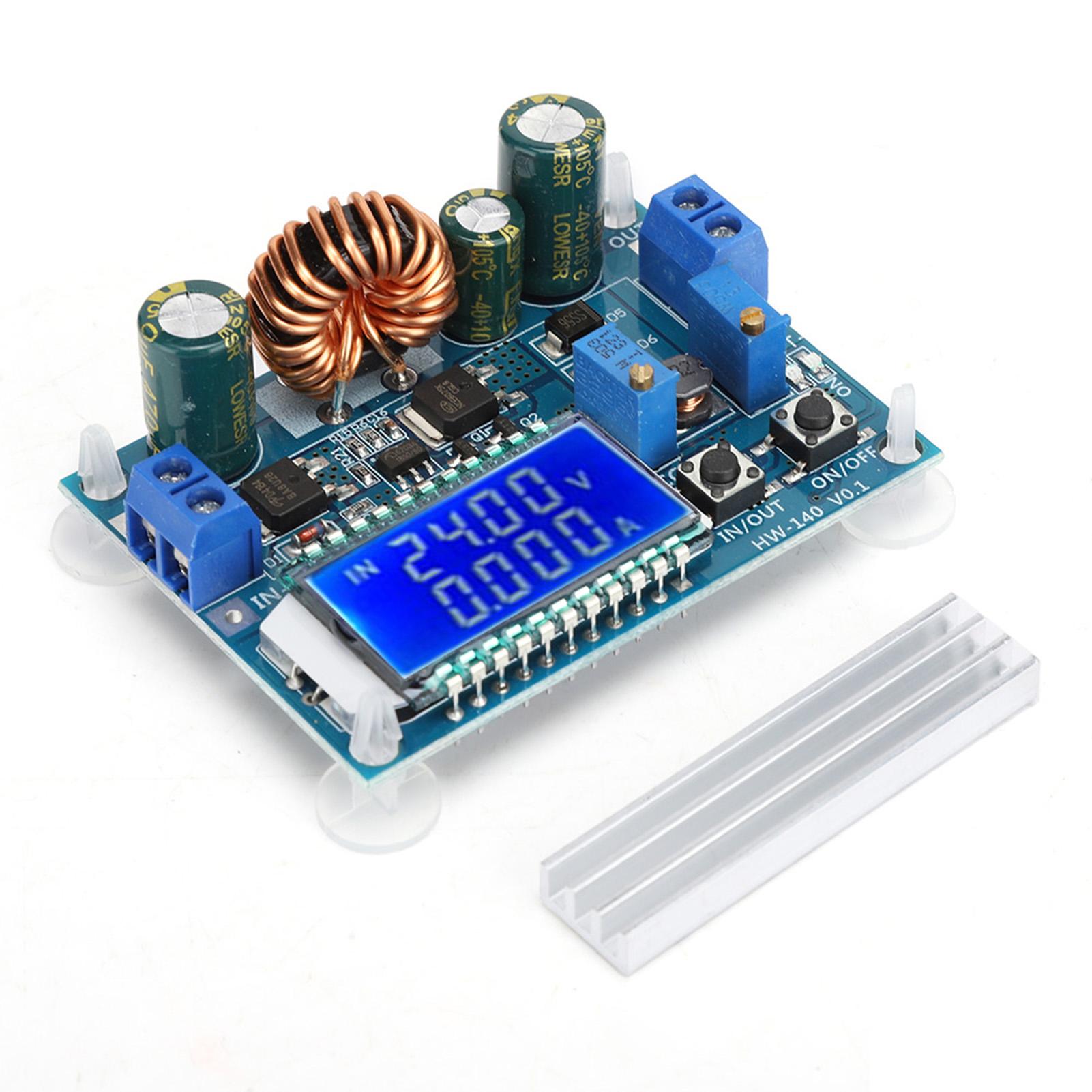 Step Up Down Buck Boost Power Supply Pressure Module Constant Voltage Current LCD Digital Display 
Step Up Down Buck Boost Power Supply Pressure Module Constant Voltage Current LCD Digital Display