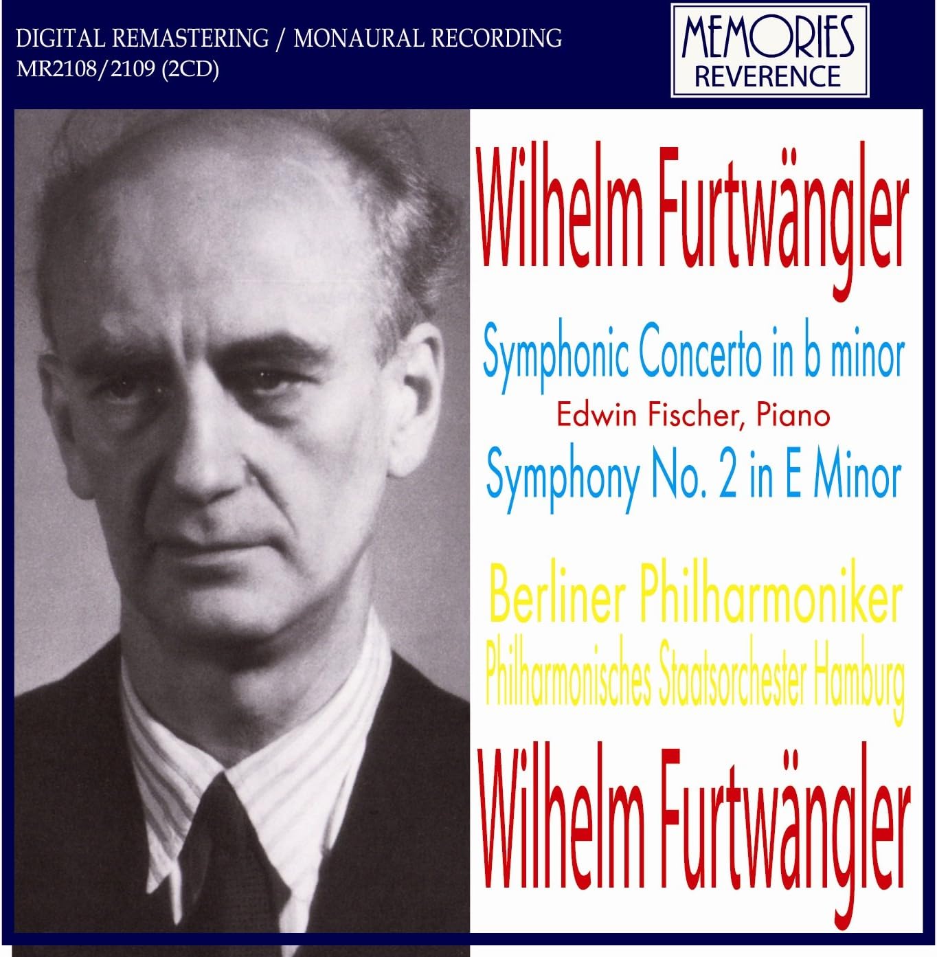 CD FURTWÄNGLER, FURTWÄNGLER, BERLIN PH - Furtwangler Conducts Symphonic Conc MR2108 Non Japan Classical Used 
CD FURTWÄNGLER, FURTWÄNGLER, BERLIN PH - Furtwangler Conducts Symphonic Conc MR2108 Non Japan Classical Used