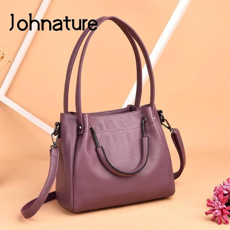 Johnature корейская модная сумка для отдыха, большая вместительная женская сумка, повседневная сумка-тоут из мягкой кожи, однотонные сумки на плечо
Johnature корейская модная сумка для отдыха, большая вместительная женская сумка, повседневная сумка-тоут из мягкой кожи, однотонные сумки на плечо