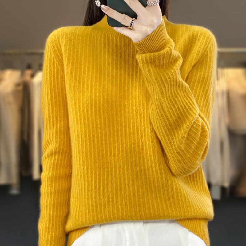 IHUASU Шерстяной свитер женский полувысокий воротник кашемировый трикотажный низ рубашка осень и зима универсальные топы внутри свободный джемпер S жёлтый
IHUASU Шерстяной свитер женский полувысокий воротник кашемировый трикотажный низ рубашка осень и зима универсальные топы внутри свободный джемпер S жёлтый