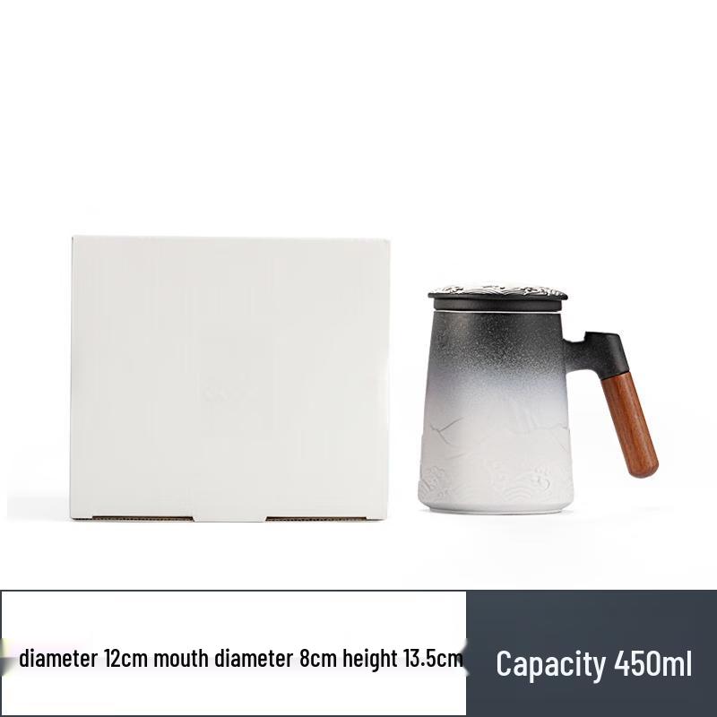 Chaxun Mountains & Seas Ceramic Tea Infuser Cup
Chaxun Mountains & Seas Ceramic Tea Infuser Cup