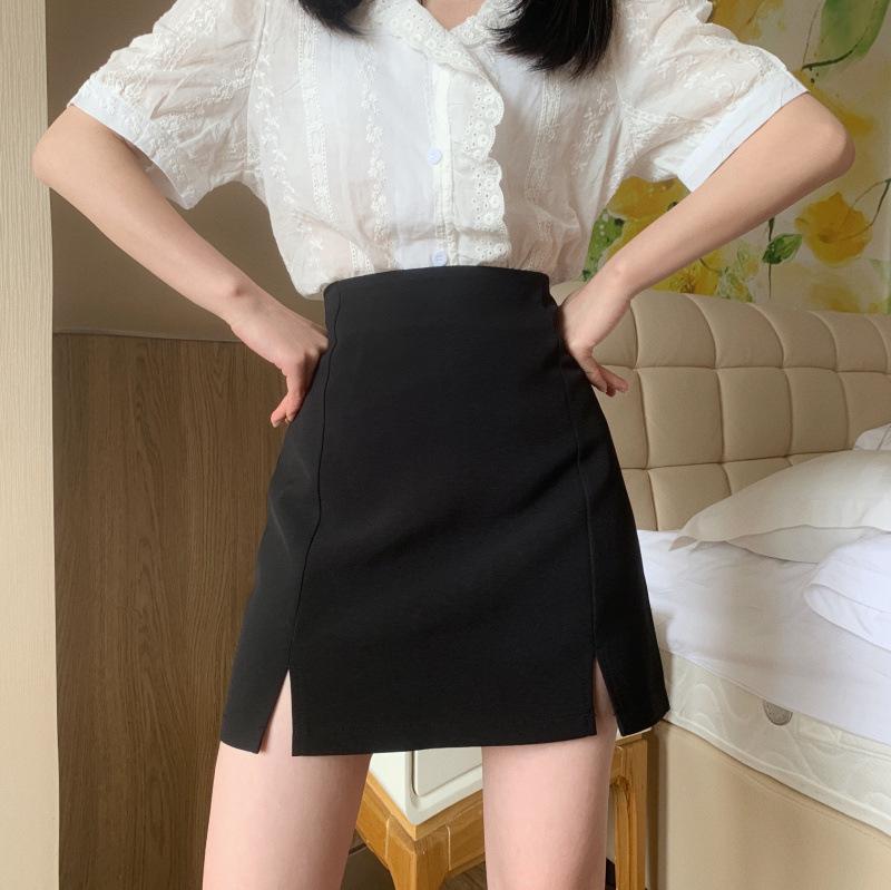 Women s Summer 2024 Black High-Waist A-line Slit Skirt - College Style Petite Fit 4XL
Women s Summer 2024 Black High-Waist A-line Slit Skirt - College Style Petite Fit 4XL