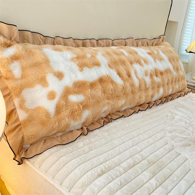 Faux Rabbit Fur Sleeping Pillowcase with Ruffle Winter Long Plush Warm Couple Double Pillow Covers Home Bedding 120/150/180cm 48x120cm
Faux Rabbit Fur Sleeping Pillowcase with Ruffle Winter Long Plush Warm Couple Double Pillow Covers Home Bedding 120/150/180cm 48x120cm