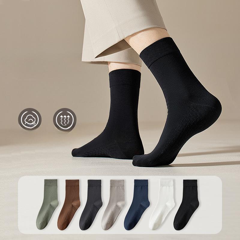 Men s Spring and Autumn Long-sleeved Mid-sleeved Breathable Pure Cotton Sweat-absorbing Cotton Socks, Anti-odor and Antibacterial Business Men s Socks 1 pair чорний
Men s Spring and Autumn Long-sleeved Mid-sleeved Breathable Pure Cotton Sweat-absorbing Cotton Socks, Anti-odor and Antibacterial Business Men s Socks 1 pair чорний