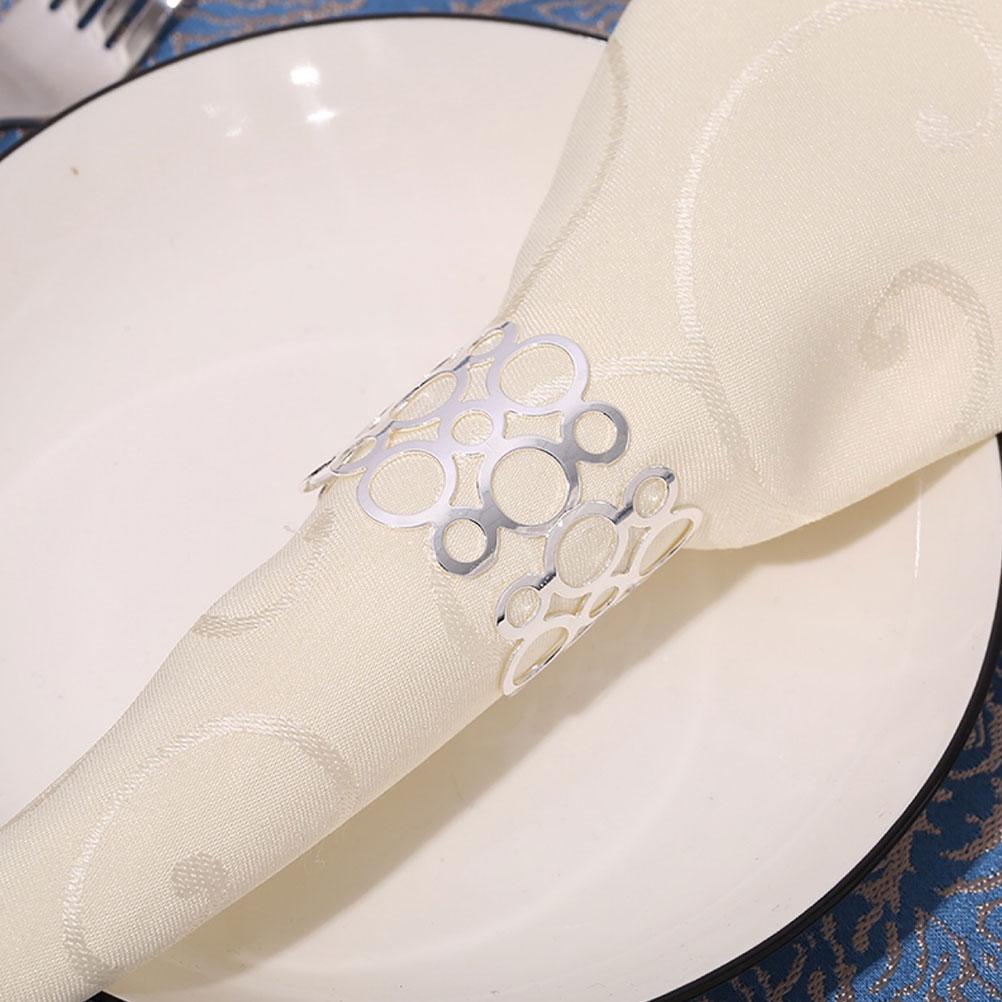 12Pcs Silver Napkin Rings Dining Napkin Holder Serviette Ring Decor Party Napkin Decorations Kitchen Bar Tableware срібний
12Pcs Silver Napkin Rings Dining Napkin Holder Serviette Ring Decor Party Napkin Decorations Kitchen Bar Tableware срібний