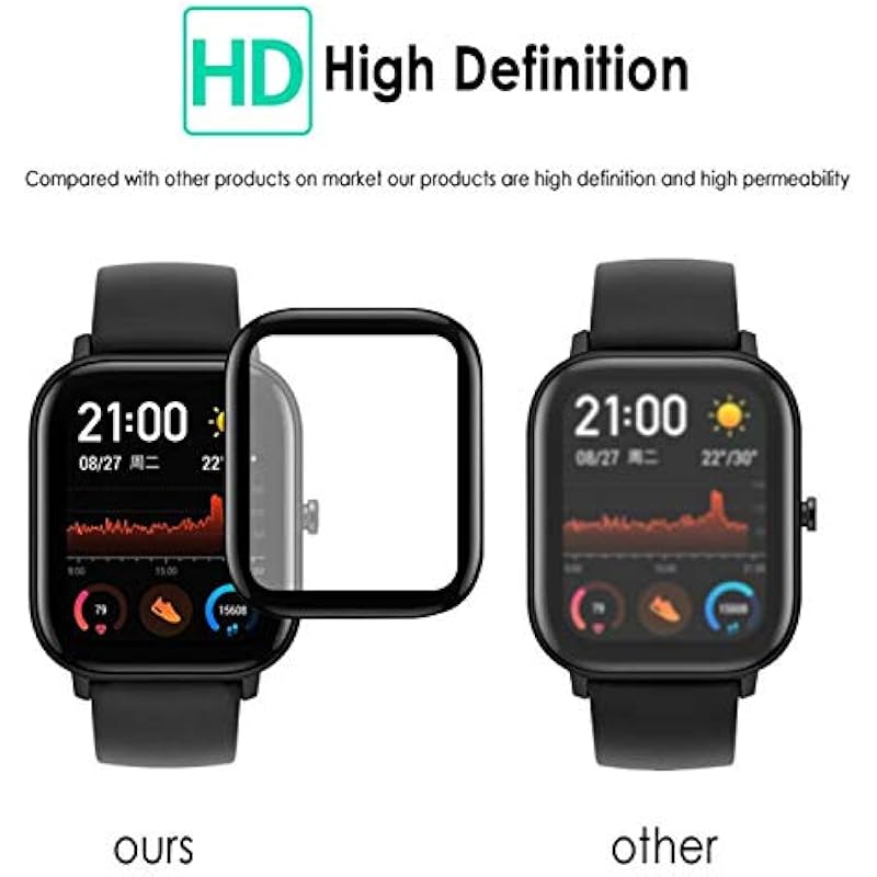 Careflection Premium Flexible Pmma Full Coverage Screen Protector Guard For Huawei Amazfit Gts Black(Not Tempered Glass) 0 чёрный
Careflection Premium Flexible Pmma Full Coverage Screen Protector Guard For Huawei Amazfit Gts Black(Not Tempered Glass) 0 чёрный