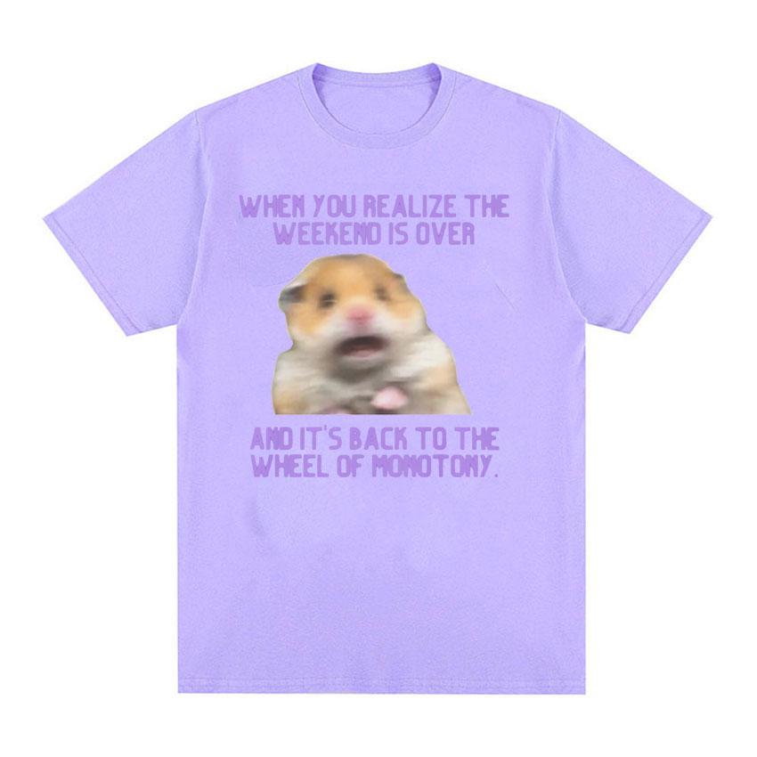 Funny Scared Hamster Meme T Shirt Men s Women Vintage Fashion Short Sleeve T-Shirts Summer Casual 100% Cotton Oversized T-shirt
Funny Scared Hamster Meme T Shirt Men s Women Vintage Fashion Short Sleeve T-Shirts Summer Casual 100% Cotton Oversized T-shirt