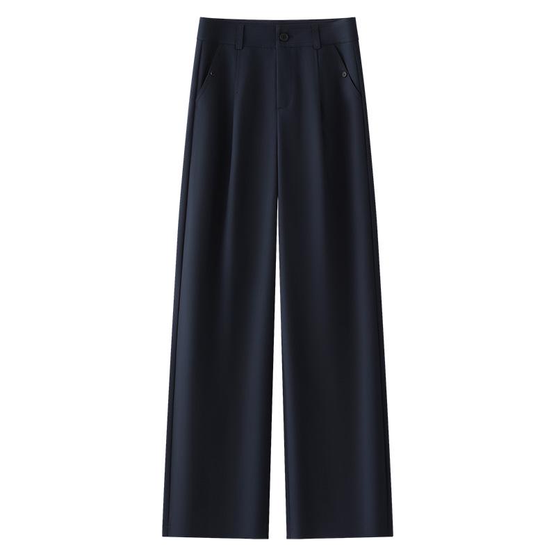 Dark Blue Women s Wide-Leg Pants - 2025 Spring Collection, Drape, High-Waisted, Loose, Slimming, Straight-Leg. XL
Dark Blue Women s Wide-Leg Pants - 2025 Spring Collection, Drape, High-Waisted, Loose, Slimming, Straight-Leg. XL