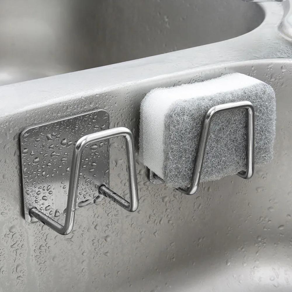 Kitchen Organizer Sponge Holder Soap Drying Rack Self Adhesive Sink Drain Racks Stainless Steel Sink Wall Storage Racks Hooks
Kitchen Organizer Sponge Holder Soap Drying Rack Self Adhesive Sink Drain Racks Stainless Steel Sink Wall Storage Racks Hooks