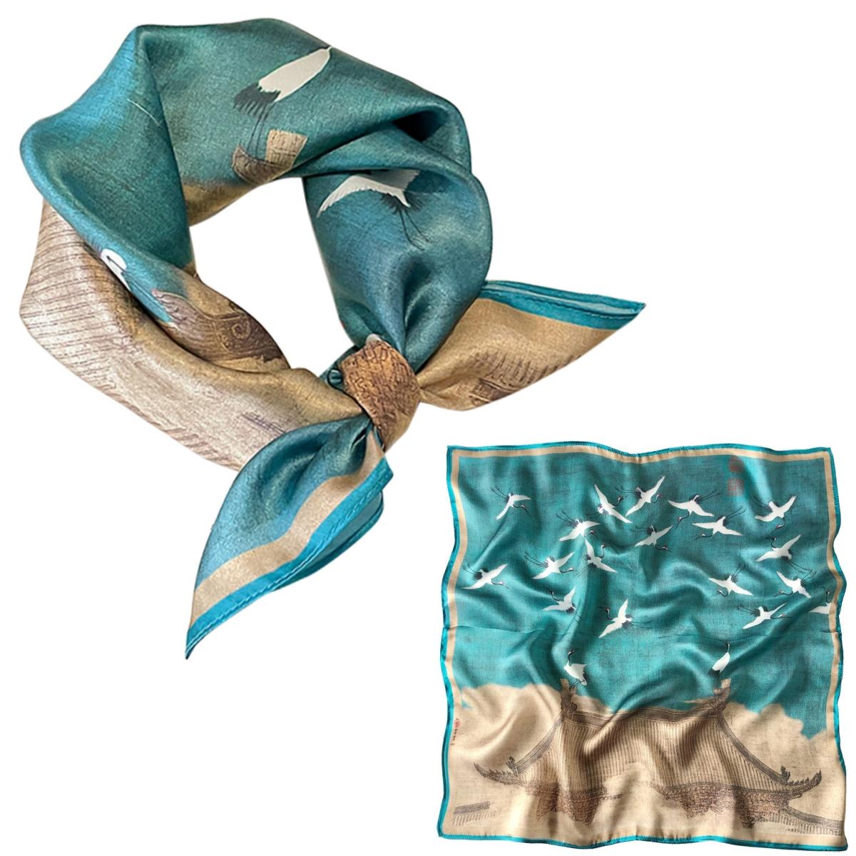 Women 100% Mulberry Real Silk Scarf 53cm Luxury Kerchief Spring Autumn Neckerchief Brand Oil Painting Chinese & Painting Style
Women 100% Mulberry Real Silk Scarf 53cm Luxury Kerchief Spring Autumn Neckerchief Brand Oil Painting Chinese & Painting Style