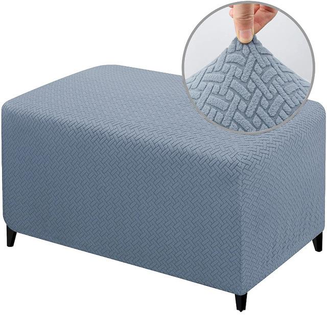 4 Size Option Rectangle Jacquard Ottoman Case Stretchy Durable Footstool Bench Stool Case Washable Furniture Protective Case Stool Case Small светло-серый
4 Size Option Rectangle Jacquard Ottoman Case Stretchy Durable Footstool Bench Stool Case Washable Furniture Protective Case Stool Case Small светло-серый