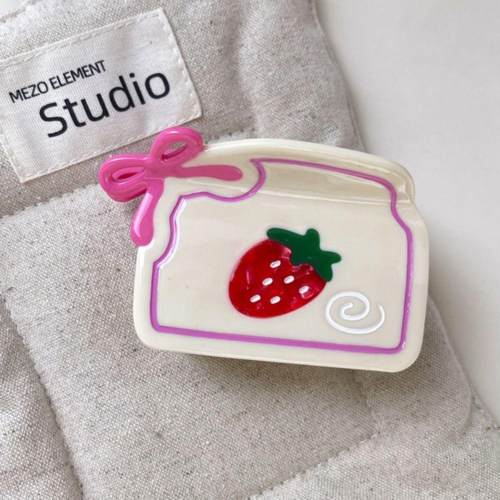 Cute Strawberry Grab Clamps Sweet Acetic Acid Shark Clip Elegant Cartoon Hair Claw Girls рожевий
Cute Strawberry Grab Clamps Sweet Acetic Acid Shark Clip Elegant Cartoon Hair Claw Girls рожевий