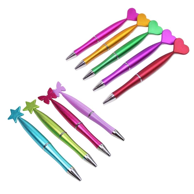 10x Twist Ballpoint Pen Smooth Writing Pen Heart Butterfly Signature Pen Black Ink Ballpoint Pen Stationery Supplies 1
10x Twist Ballpoint Pen Smooth Writing Pen Heart Butterfly Signature Pen Black Ink Ballpoint Pen Stationery Supplies 1