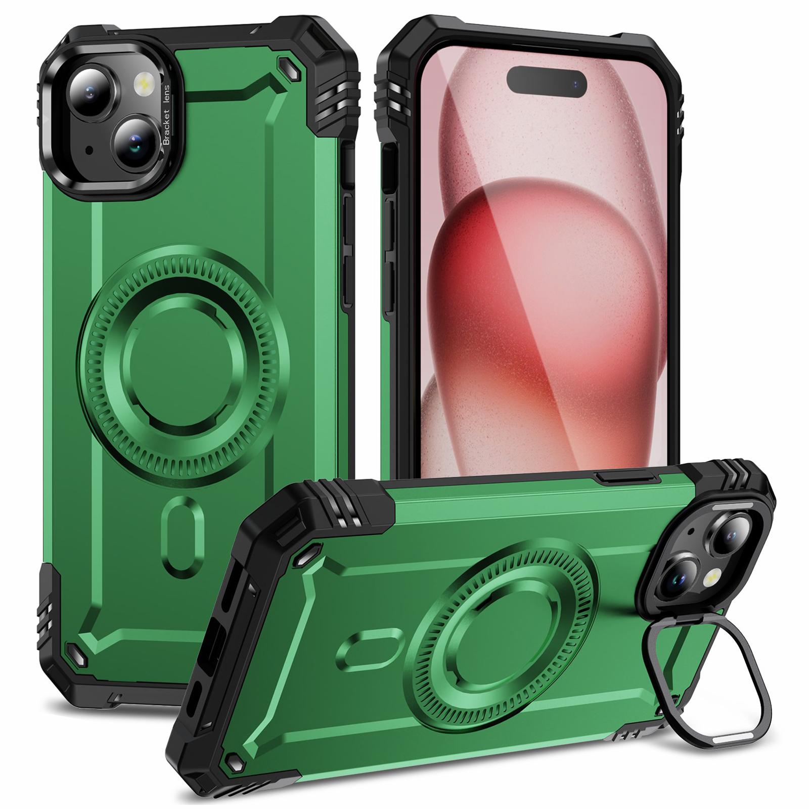 For iPhone 15 Case Compatible with MagSafe Metal Lens Frame Kickstand PC+TPU Mobile Cover G
For iPhone 15 Case Compatible with MagSafe Metal Lens Frame Kickstand PC+TPU Mobile Cover G